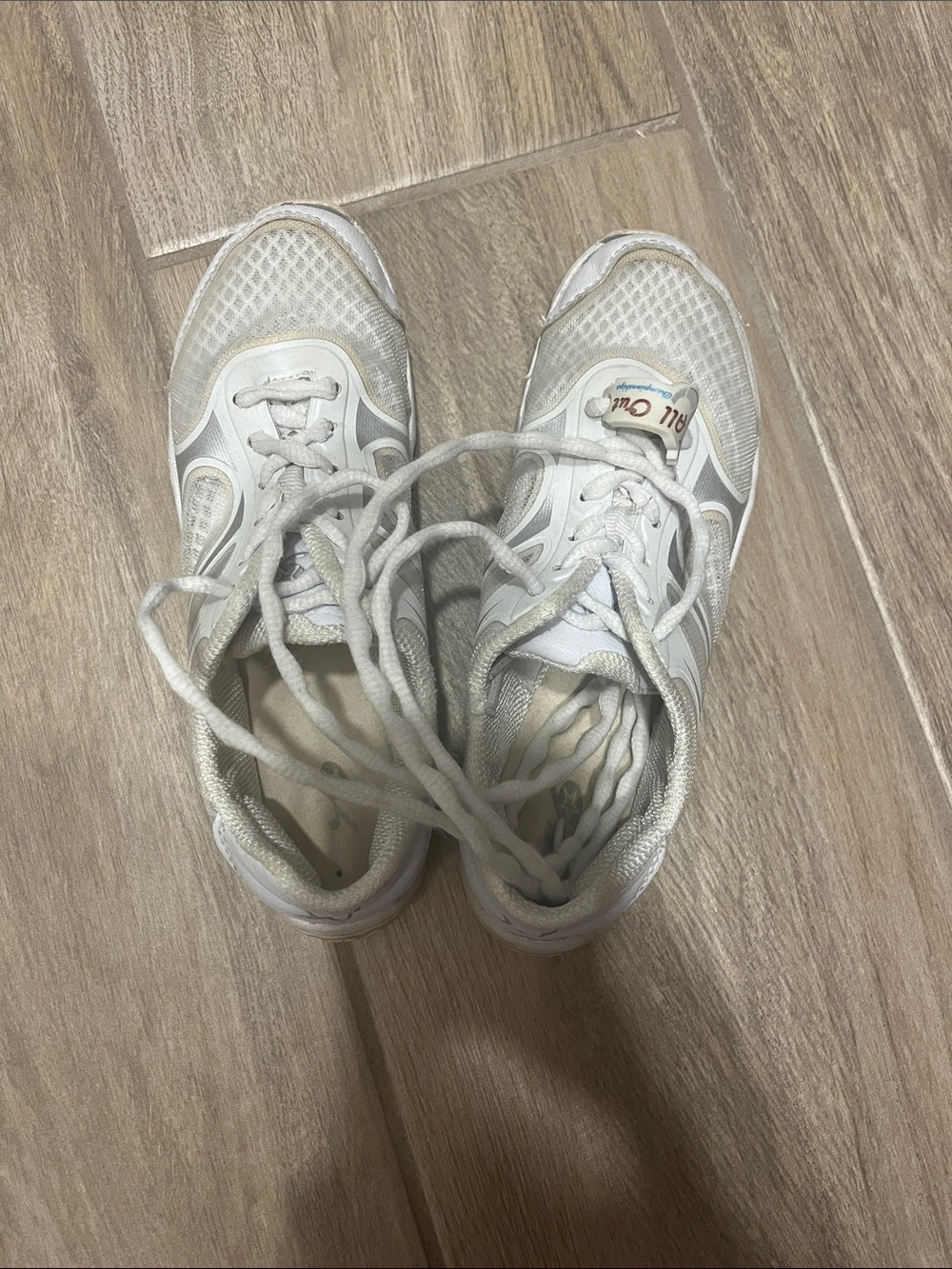 GK Kids White Cheerleading Sneakers
